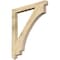 Ekena Millwork Imperial Arts & Crafts Rough Sawn Bracket, Douglas Fir, 4"W x 42"D x 48"H BKT04X42X48IMP03RDF - alternate 1